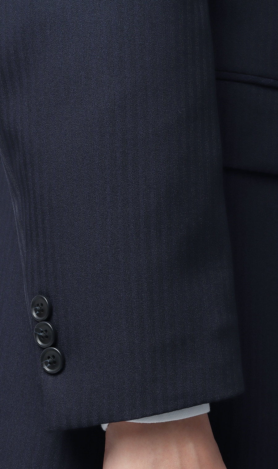 スタイリッシュスーツ【ウォッシャブル】 ネイビー系 体型:YA体(スリム型),号数（身長）:3号(160cm)