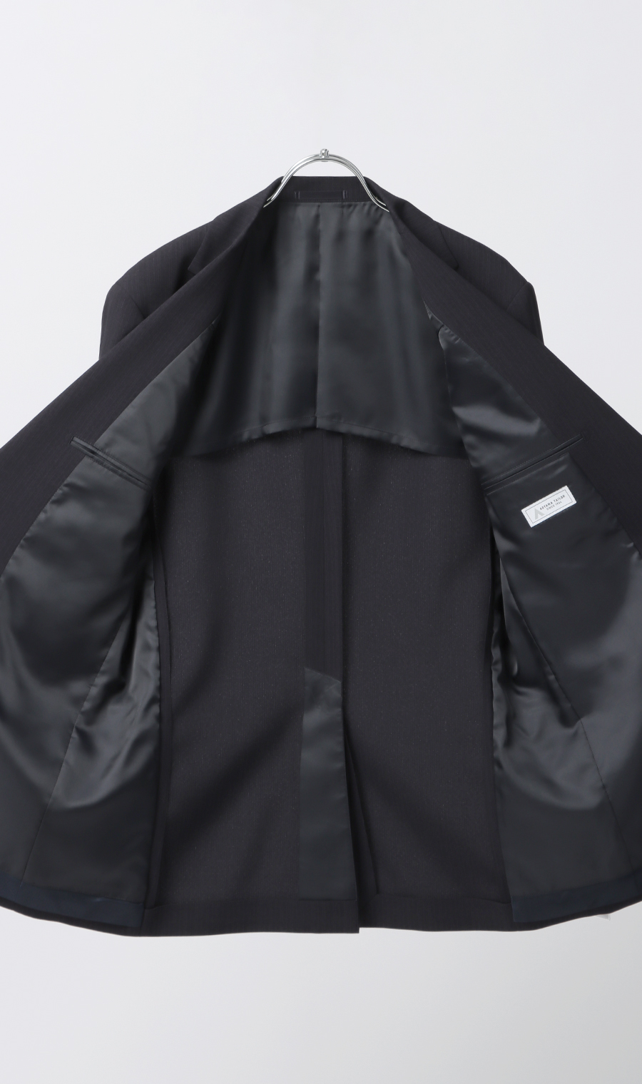 スタイリッシュスーツ【ウォッシャブル】 ネイビー 体型:YA体(スリム型),号数（身長）:3号(160cm)