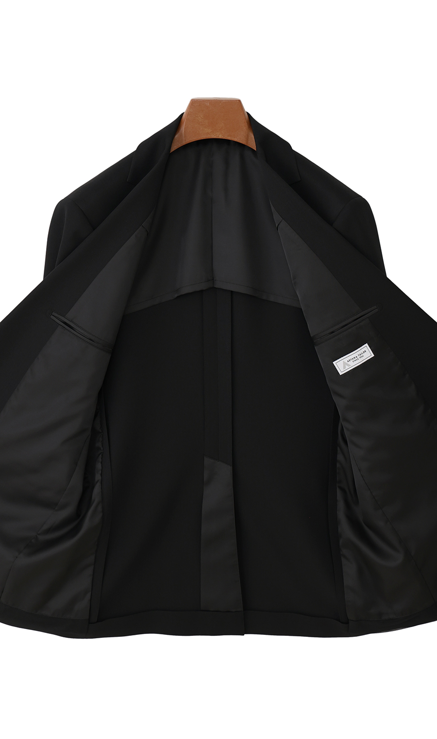 スタイリッシュスーツ【ウォッシャブル】 ブラック 体型:A体(標準型),号数(身長):3号(160cm)