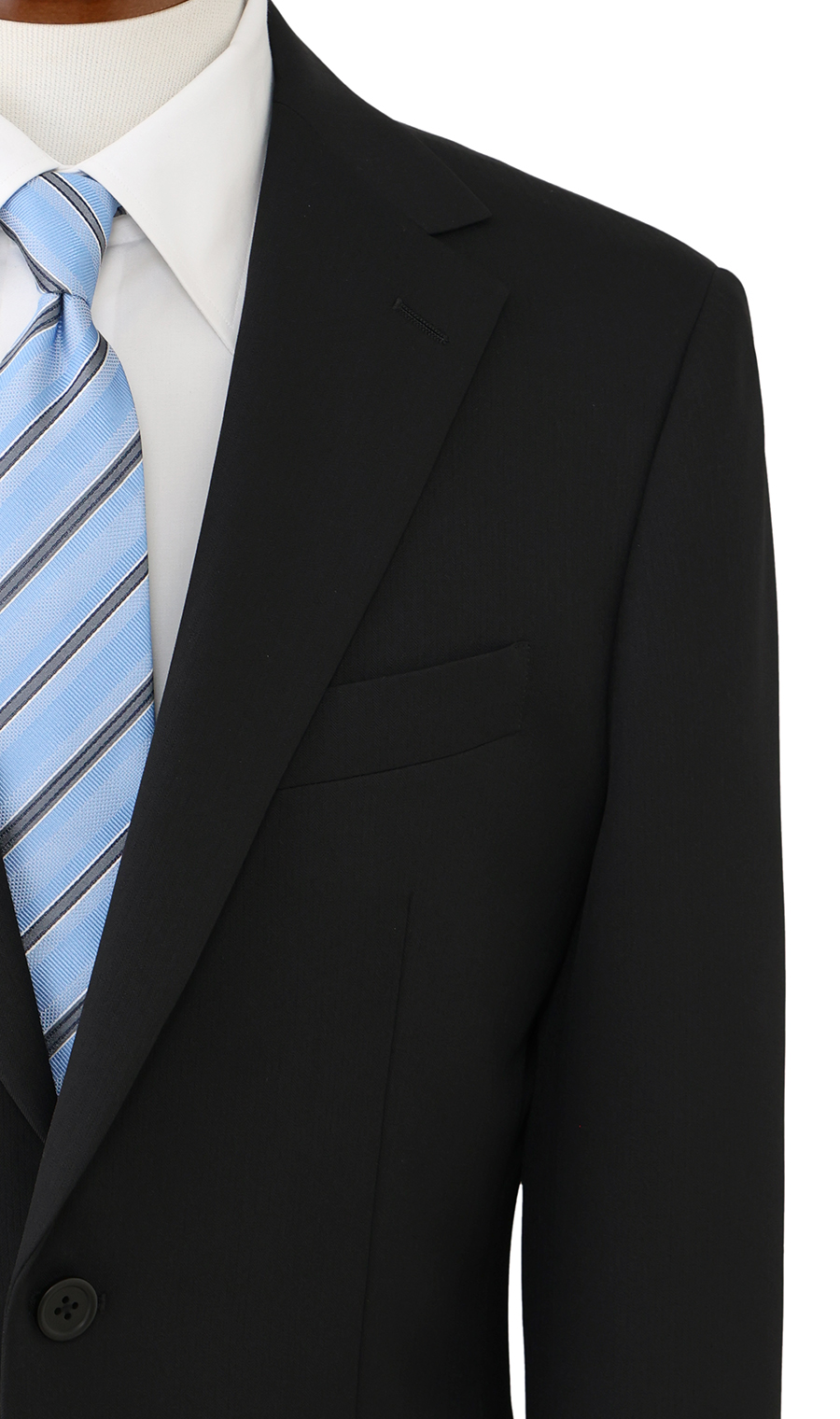 スタイリッシュスーツ【ウォッシャブル】 ブラック 体型:A体(標準型),号数(身長):3号(160cm)