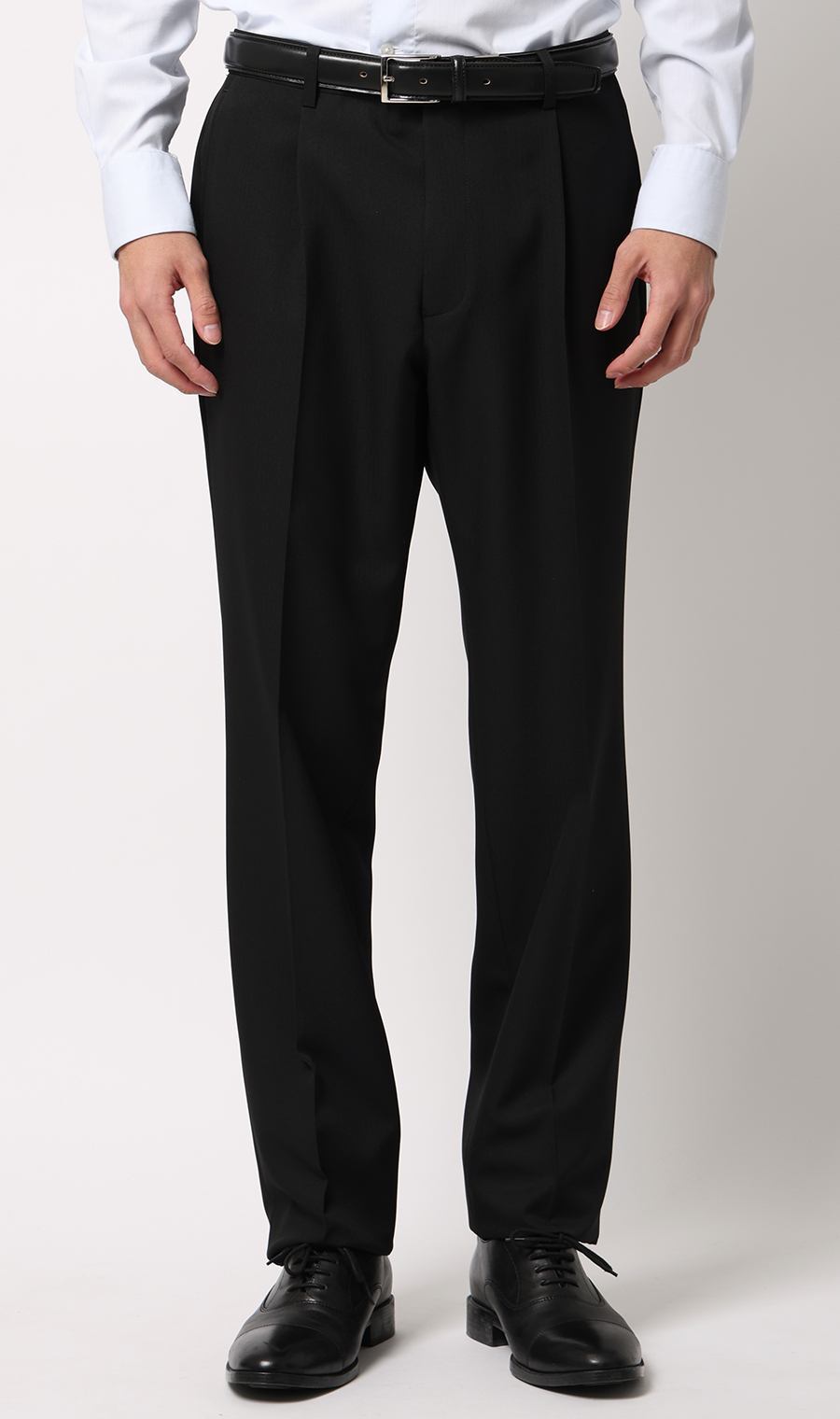 スタイリッシュスーツ【ウォッシャブル】 ブラック 体型:A体(標準型),号数（身長）:4号(165cm)