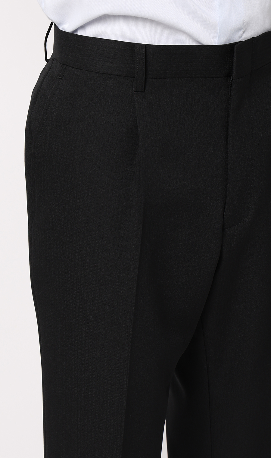 スタイリッシュスーツ【ウォッシャブル】 ブラック 体型:A体(標準型),号数（身長）:4号(165cm)