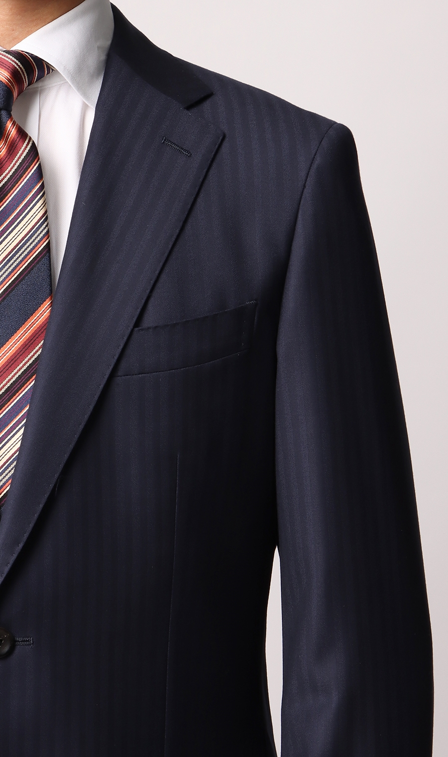 プレミアムスタイリッシュスーツ《Loro Piana》《AUSTRALIS》 ネイビー 体型:A体(標準型),号数（身長）:3号(160cm)