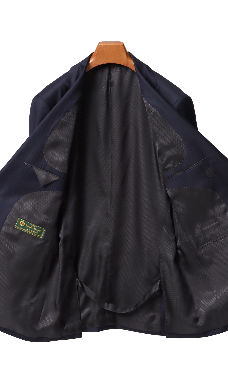 プレミアムスタイリッシュスーツ《Loro Piana》《AUSTRALIS》 ネイビー 体型:A体(標準型),号数（身長）:3号(160cm)