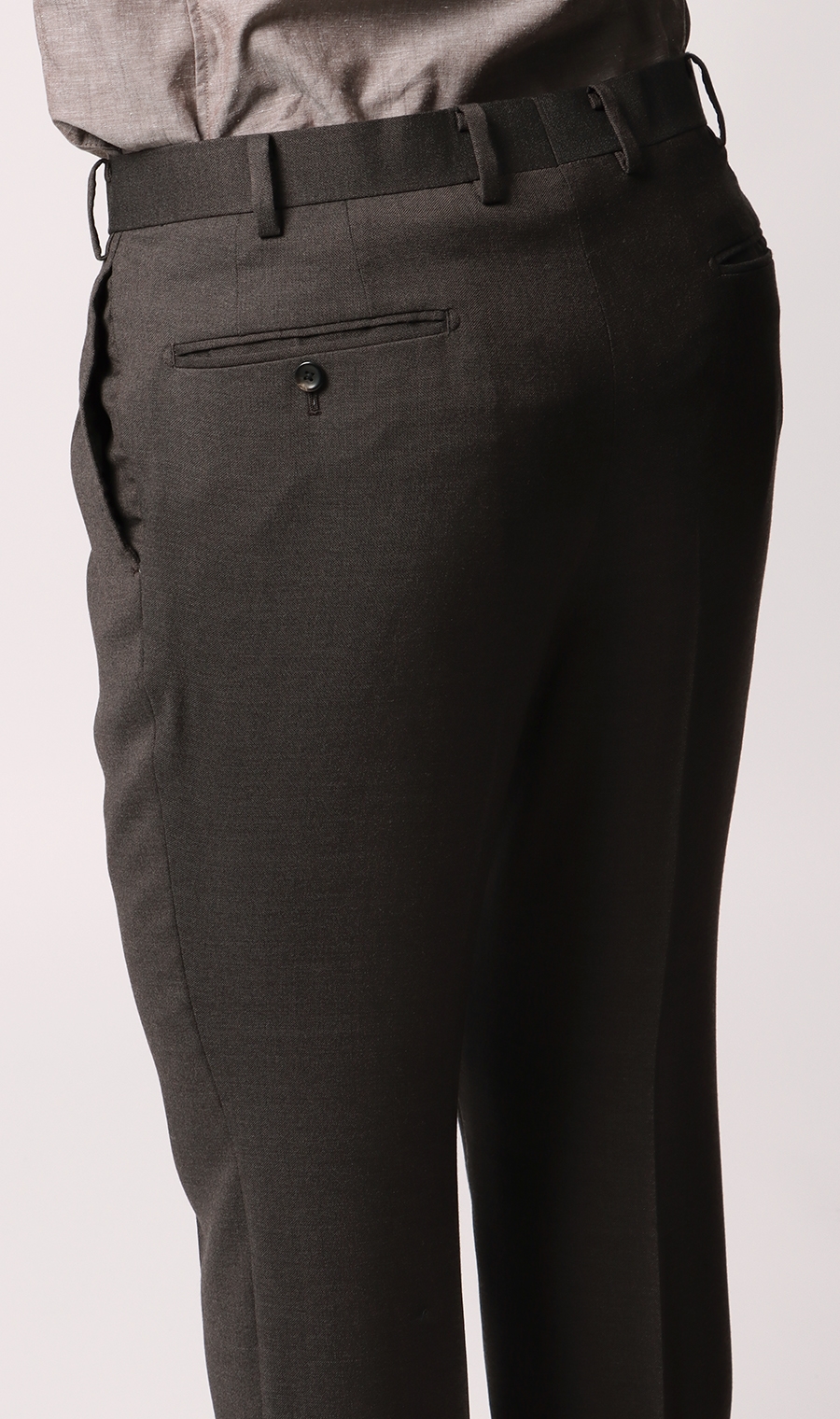 プレミアムスタイリッシュスーツ《Loro Piana》《ZELANDER》 ブラウン 体型:AB体(がっちり型),号数（身長）:6号(175cm)