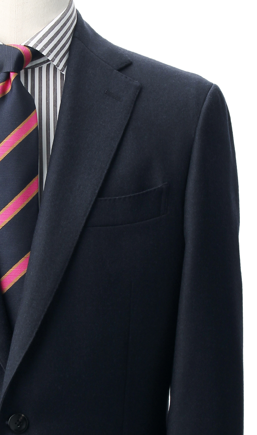 プレミアムスタイリッシュスーツ《E・THOMAS》《Super120’s》 ネイビー 体型:A体(標準型),号数(身長):4号(165cm)