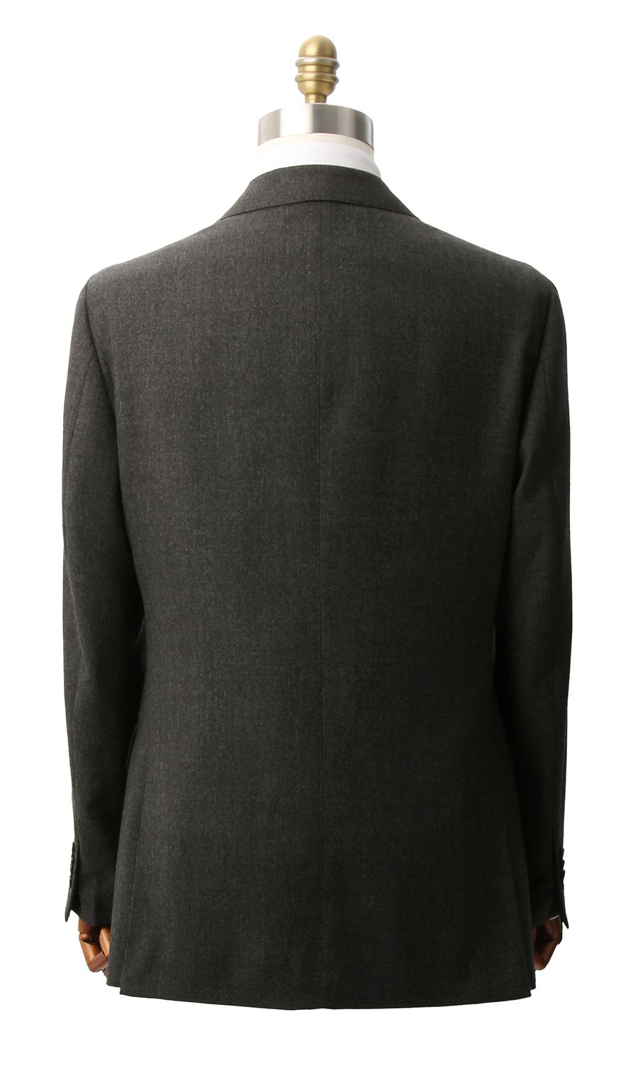 プレミアムスタイリッシュスーツ《E・THOMAS》《Super120’s》 グレー 体型:A体(標準型),号数（身長）:4号(165cm)