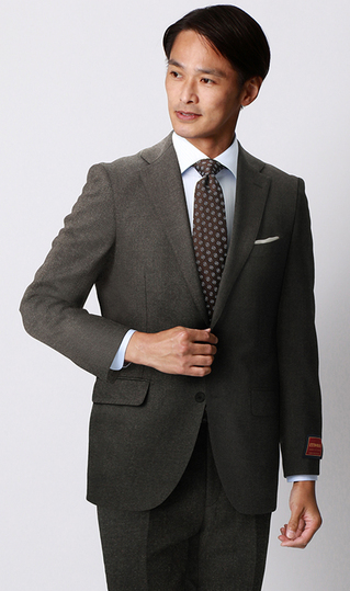プレミアムスタイリッシュスーツ《E・THOMAS》《Super120’s》