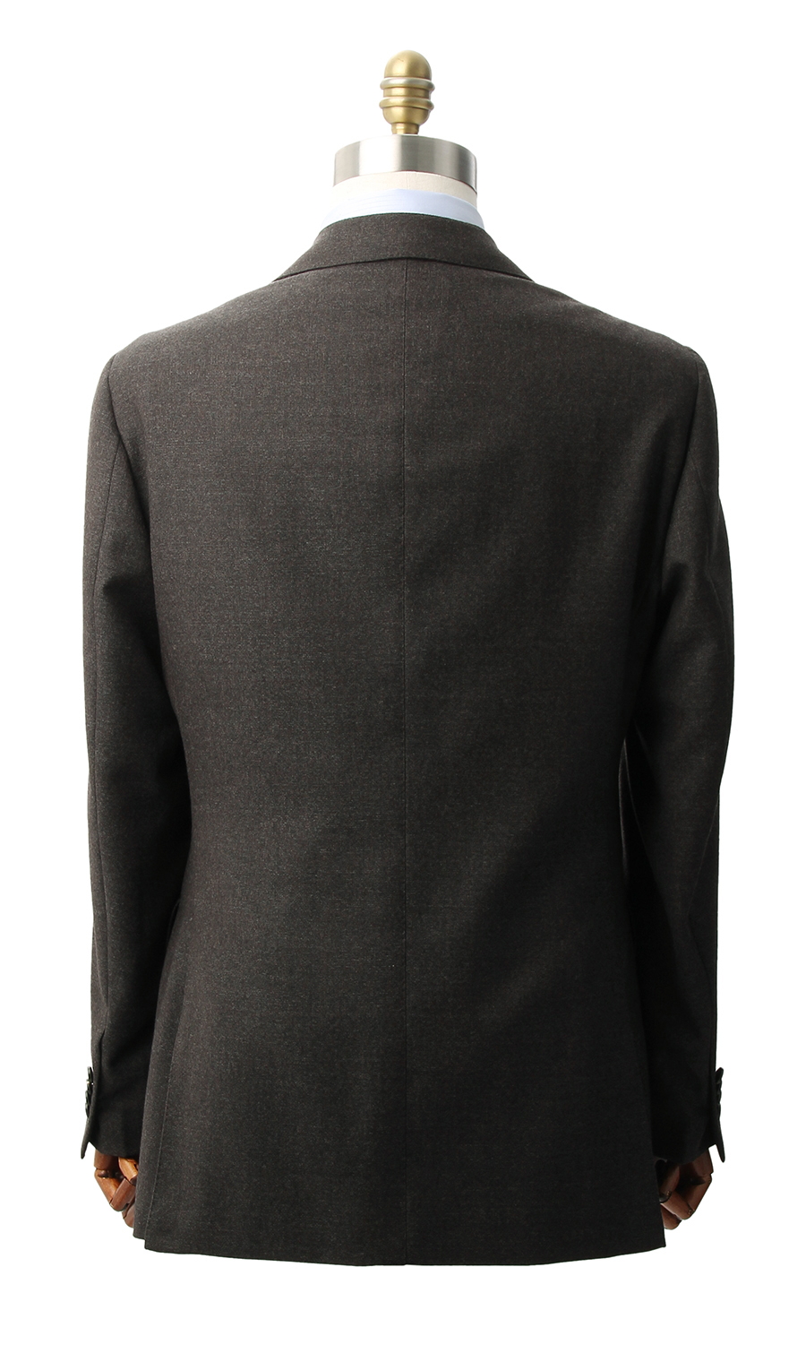 プレミアムスタイリッシュスーツ《E・THOMAS》《Super120’s》 ブラウン 体型:A体(標準型),号数（身長）:5号(170cm)