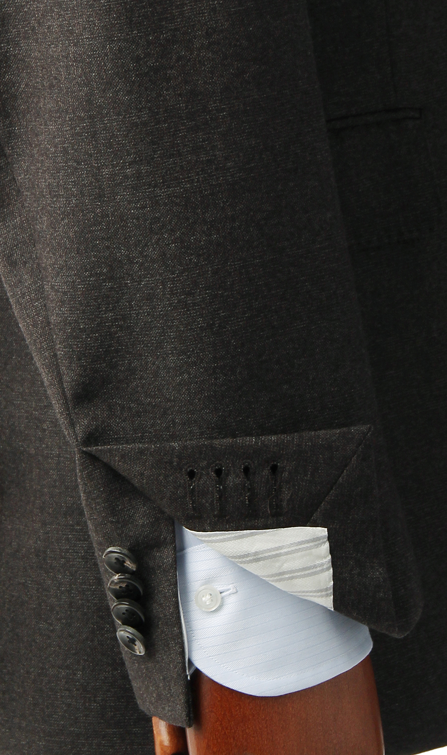 プレミアムスタイリッシュスーツ《E・THOMAS》《Super120’s》 ブラウン 体型:A体(標準型),号数（身長）:5号(170cm)