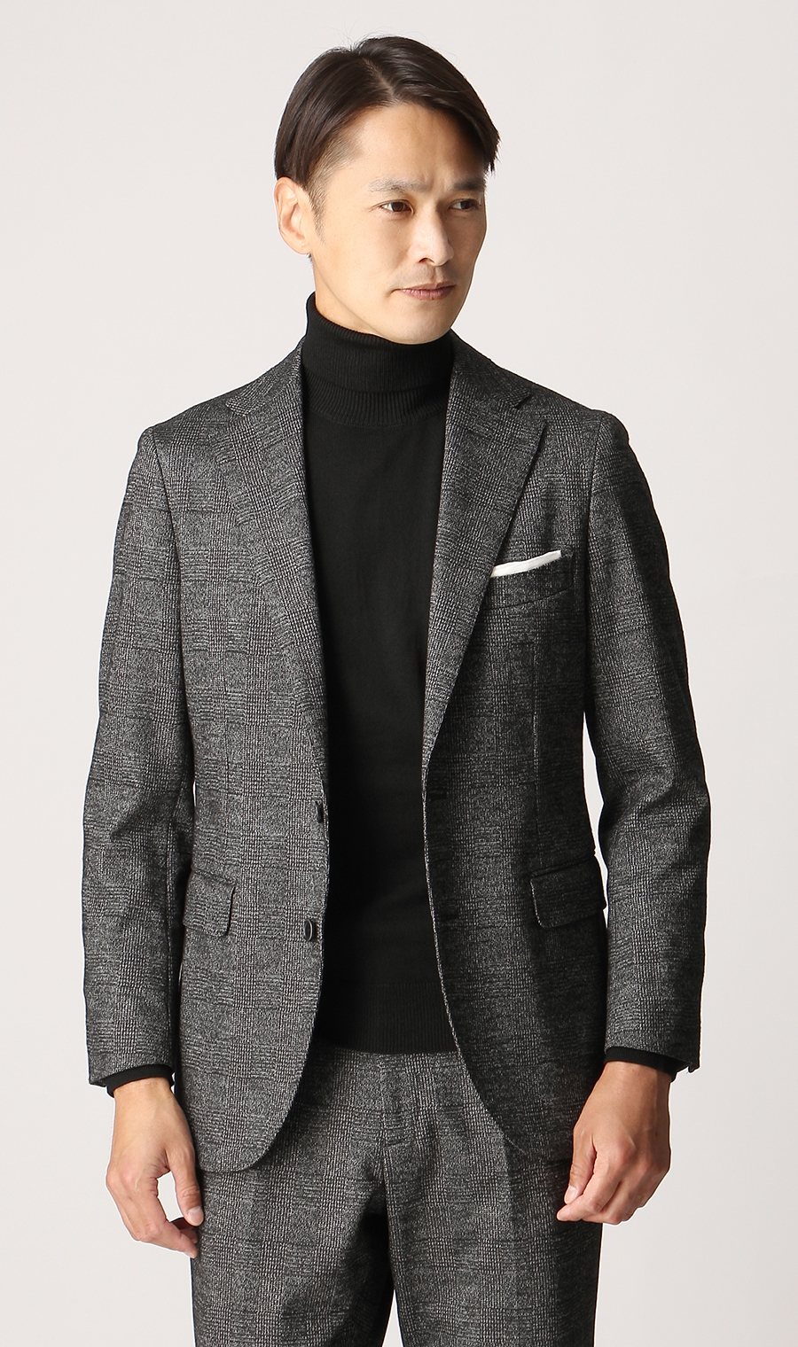 プレミアムスタイリッシュスーツ《RELAXING MODEL》 グレー 体型:YA体(スリム型),号数（身長）:5号(170cm)