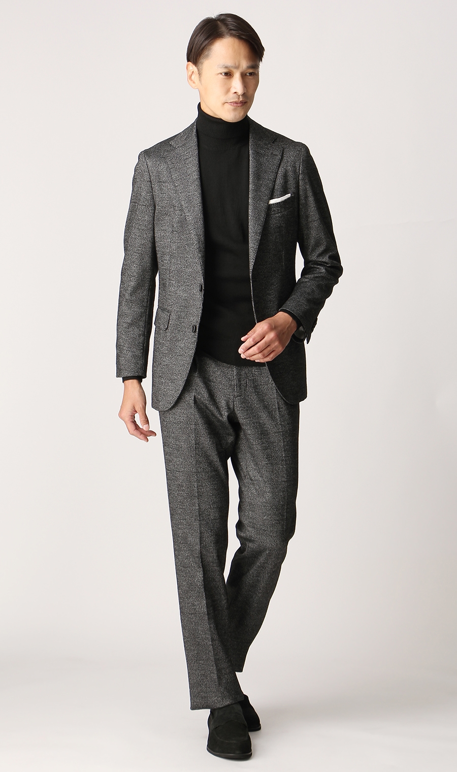 プレミアムスタイリッシュスーツ《RELAXING MODEL》 グレー 体型:YA体(スリム型),号数（身長）:5号(170cm)