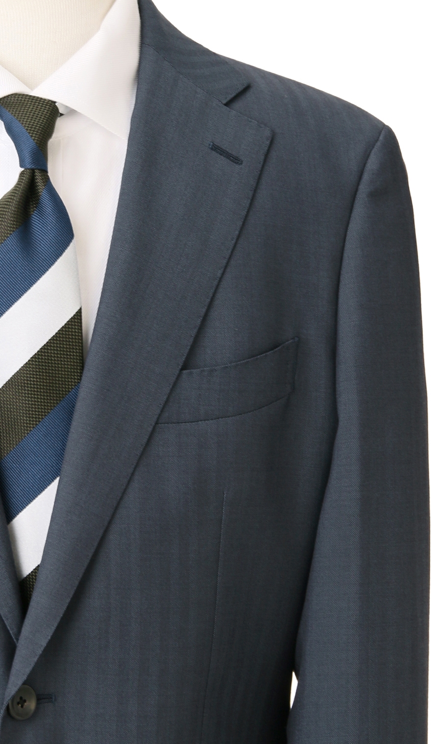 プレミアムスタイリッシュスーツ【REDA】【Super110’s】 ブルー 体型:A体(標準型),号数(身長):4号(165cm)
