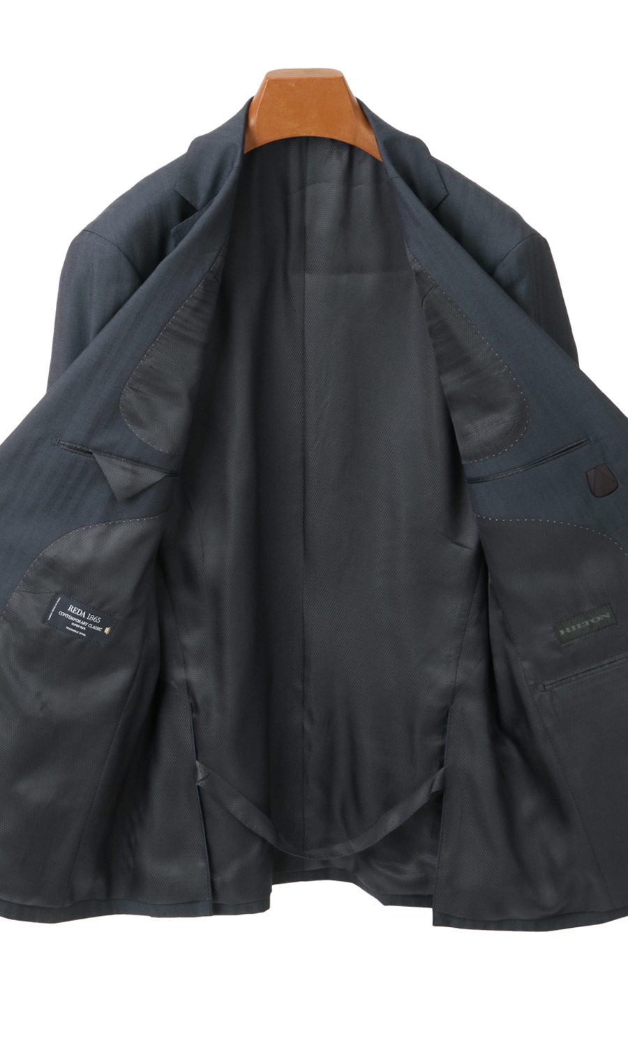 プレミアムスタイリッシュスーツ【REDA】【Super110’s】 ブルー 体型:A体(標準型),号数(身長):4号(165cm)