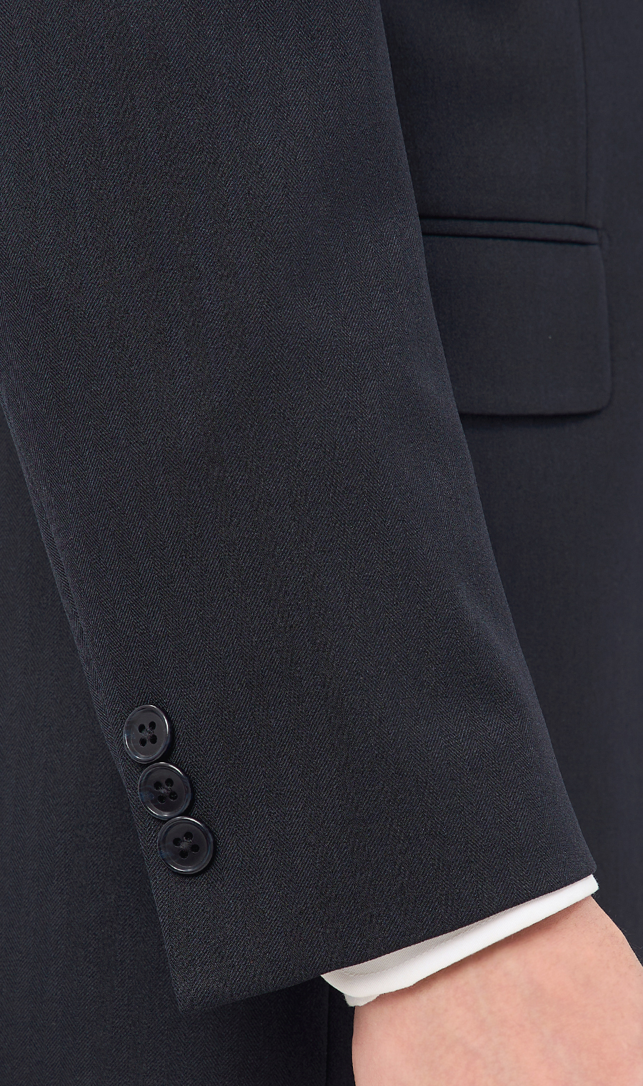 スタイリッシュスーツ【ウォッシャブル】 ネイビー 体型:YA体(スリム型),号数（身長）:3号(160cm)