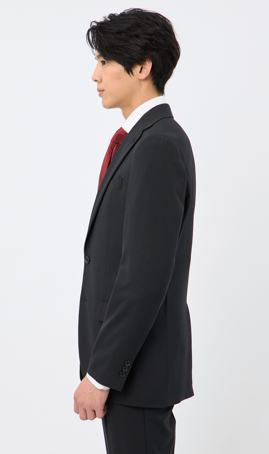 時尚套裝 【可水洗】 黑色體型:YA體 (修身型)，號數 (身高) :3號 (160cm)