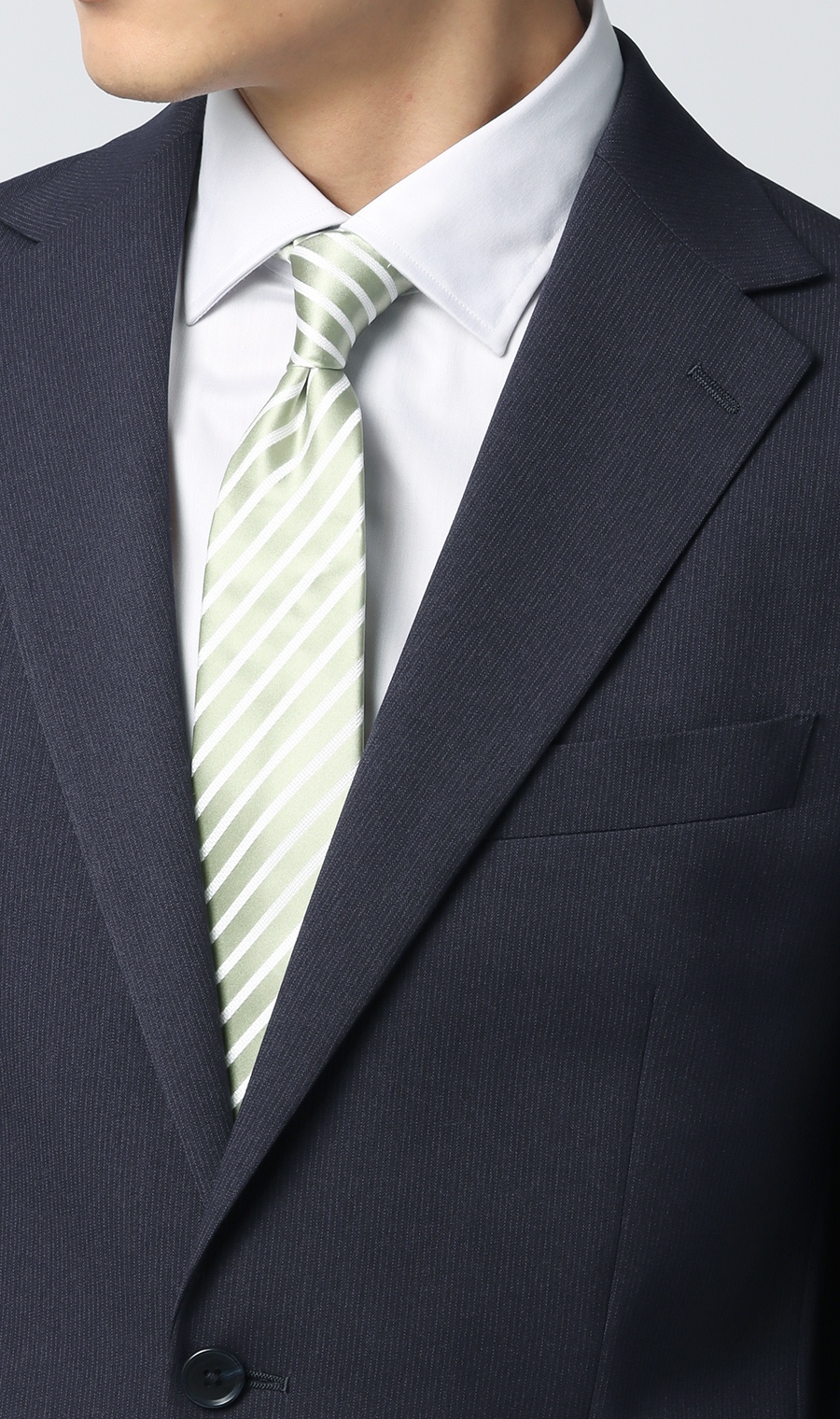 スタイリッシュスーツ【ウォッシャブル】 ネイビー 体型:YA体(スリム型),号数（身長）:3号(160cm)