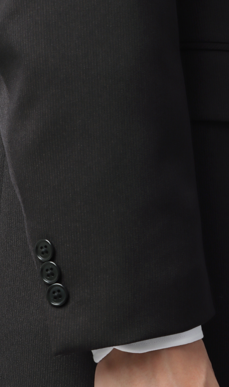 スタイリッシュスーツ【ウォッシャブル】 ブラック 体型:YA体(スリム型),号数（身長）:3号(160cm)