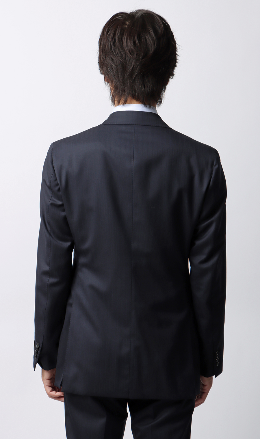 プレミアムスタイリッシュスーツ【SUPER100’ｓ Cashmere Blend】 ネイビー 体型:YA体(スリム型),号数（身長）:3号(160cm)