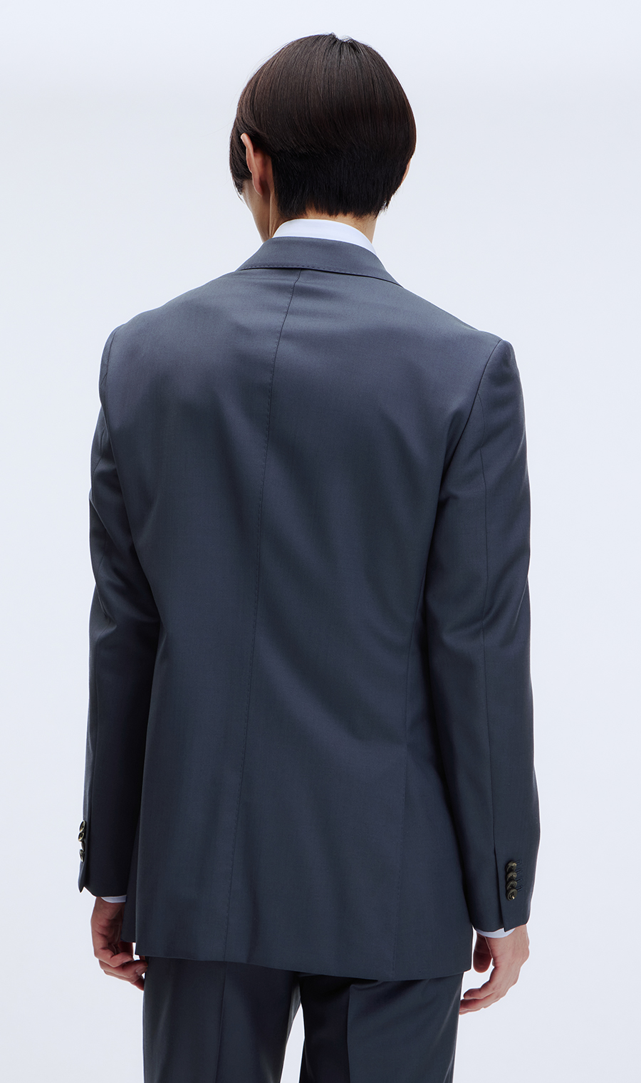 プレミアムスタイリッシュスーツ【GUABELLO】 ブルー 体型:YA体(スリム型),号数（身長）:4号(165cm)