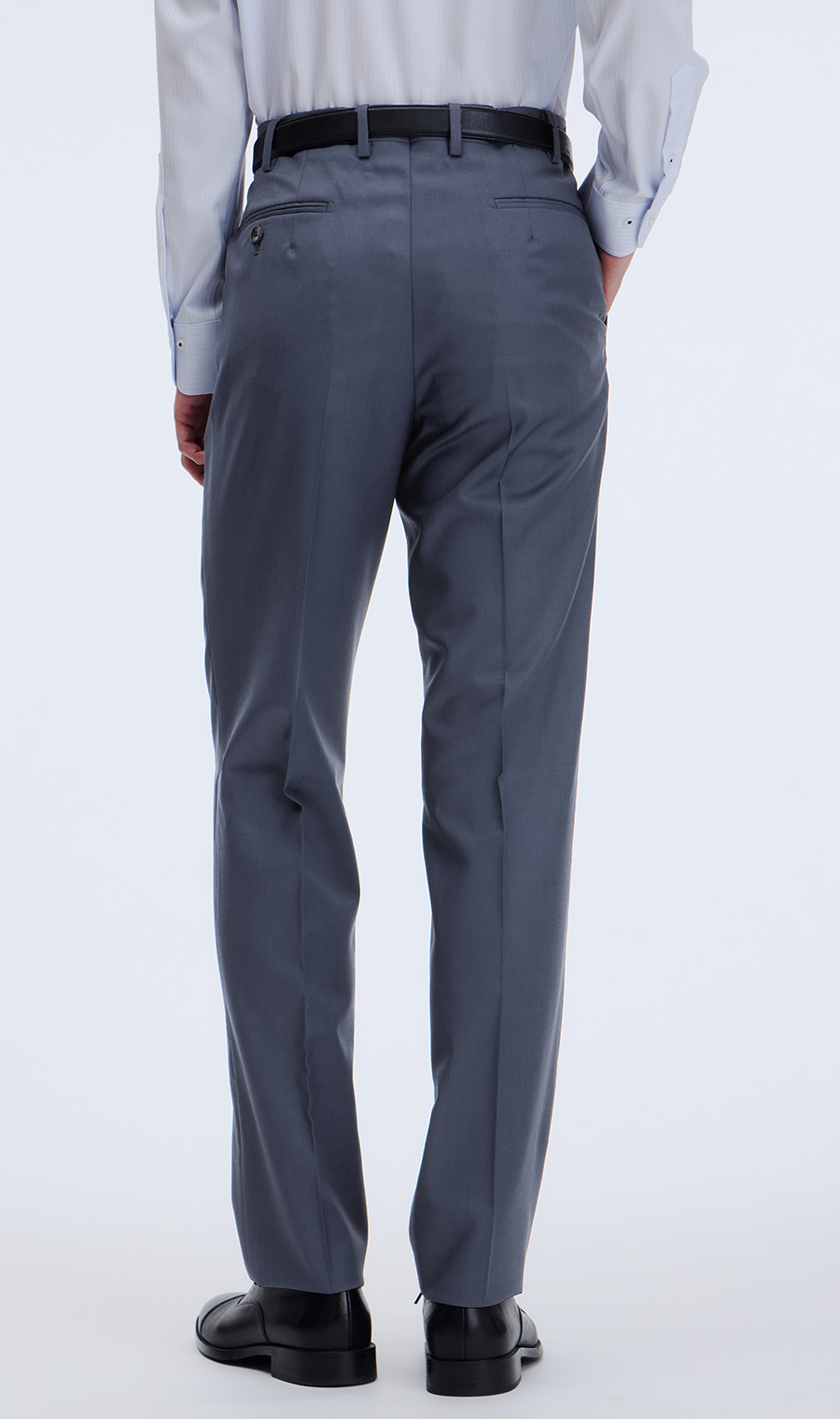 プレミアムスタイリッシュスーツ【GUABELLO】 ブルー 体型:YA体(スリム型),号数（身長）:4号(165cm)