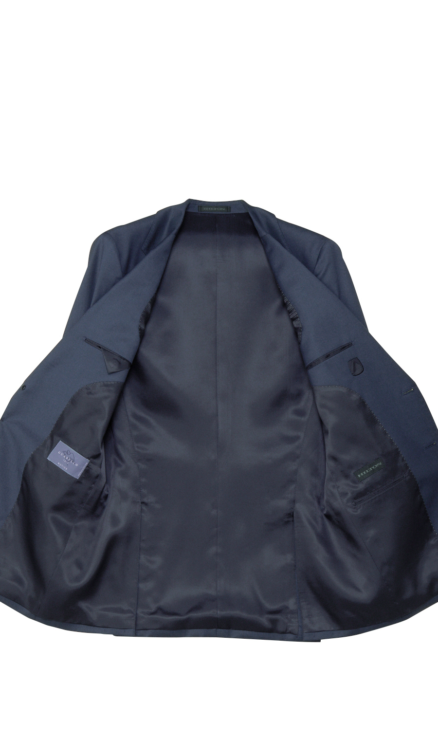 プレミアムスタイリッシュスーツ【GUABELLO】 ブルー 体型:YA体(スリム型),号数（身長）:4号(165cm)