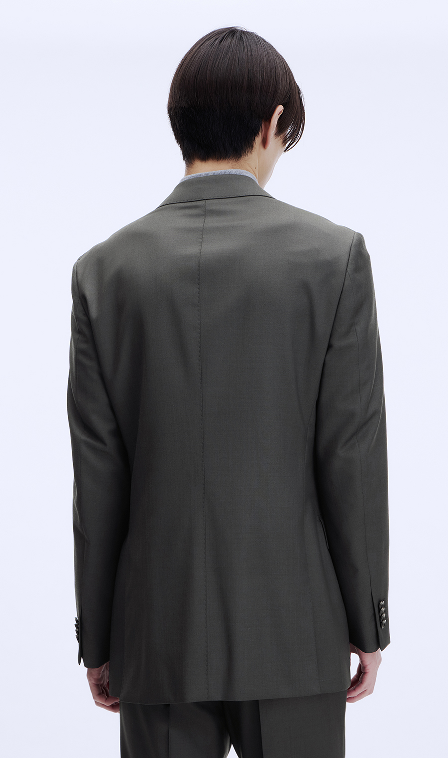 プレミアムスタイリッシュスーツ【GUABELLO】 グレー 体型:YA体(スリム型),号数（身長）:3号(160cm)