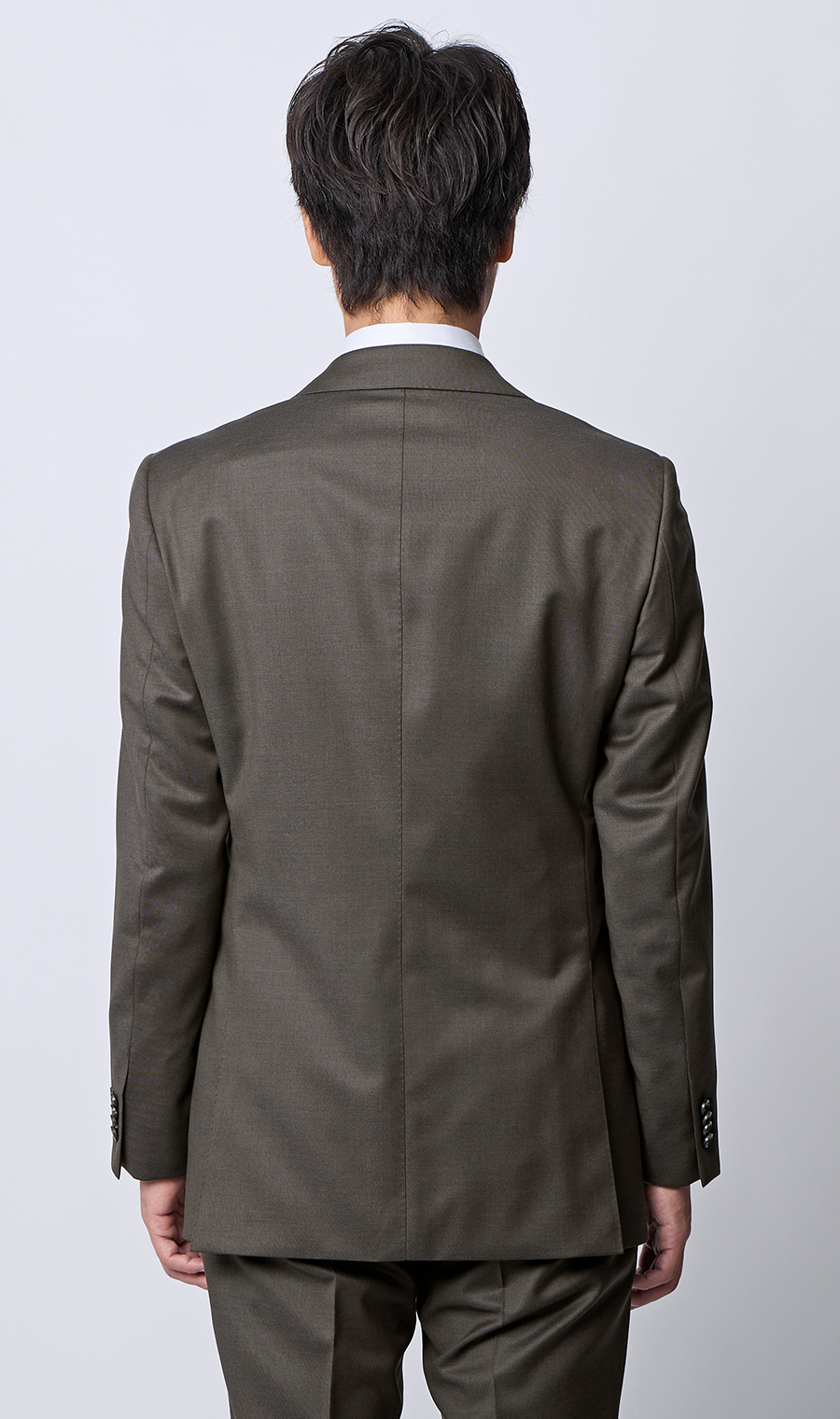 プレミアムスタイリッシュスーツ【GUABELLO】 ブラウン 体型:YA体(スリム型),号数（身長）:3号(160cm)