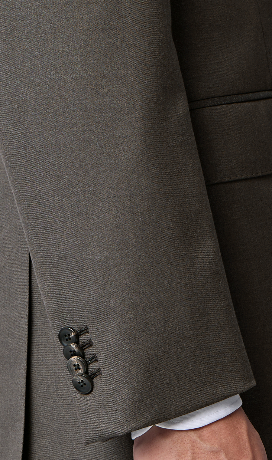 プレミアムスタイリッシュスーツ【GUABELLO】 ブラウン 体型:YA体(スリム型),号数（身長）:3号(160cm)