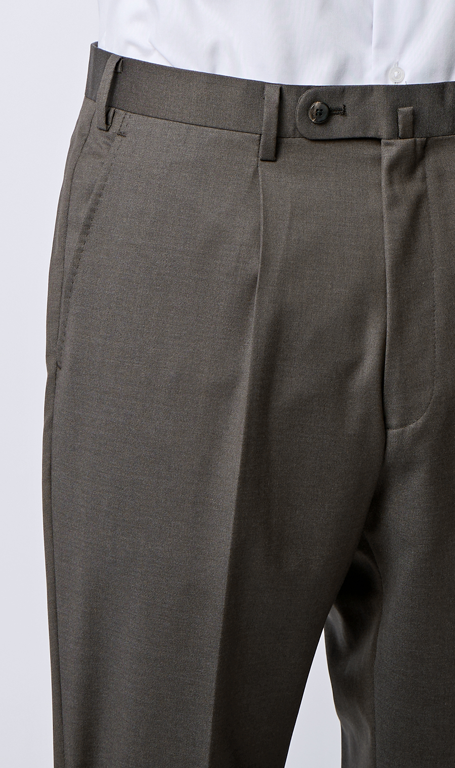 プレミアムスタイリッシュスーツ【GUABELLO】 ブラウン 体型:YA体(スリム型),号数（身長）:3号(160cm)