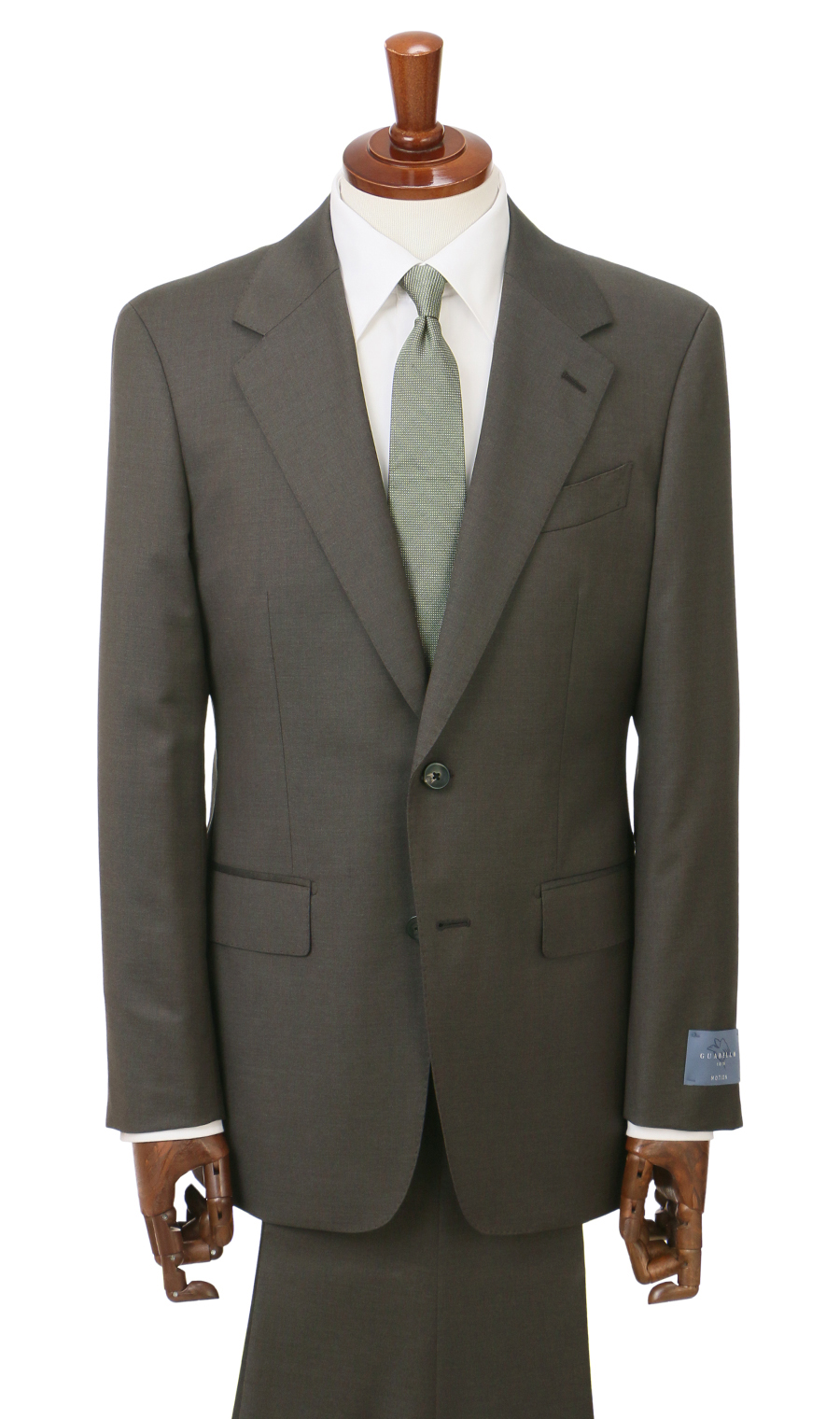 プレミアムスタイリッシュスーツ【GUABELLO】 ブラウン 体型:YA体(スリム型),号数（身長）:3号(160cm)