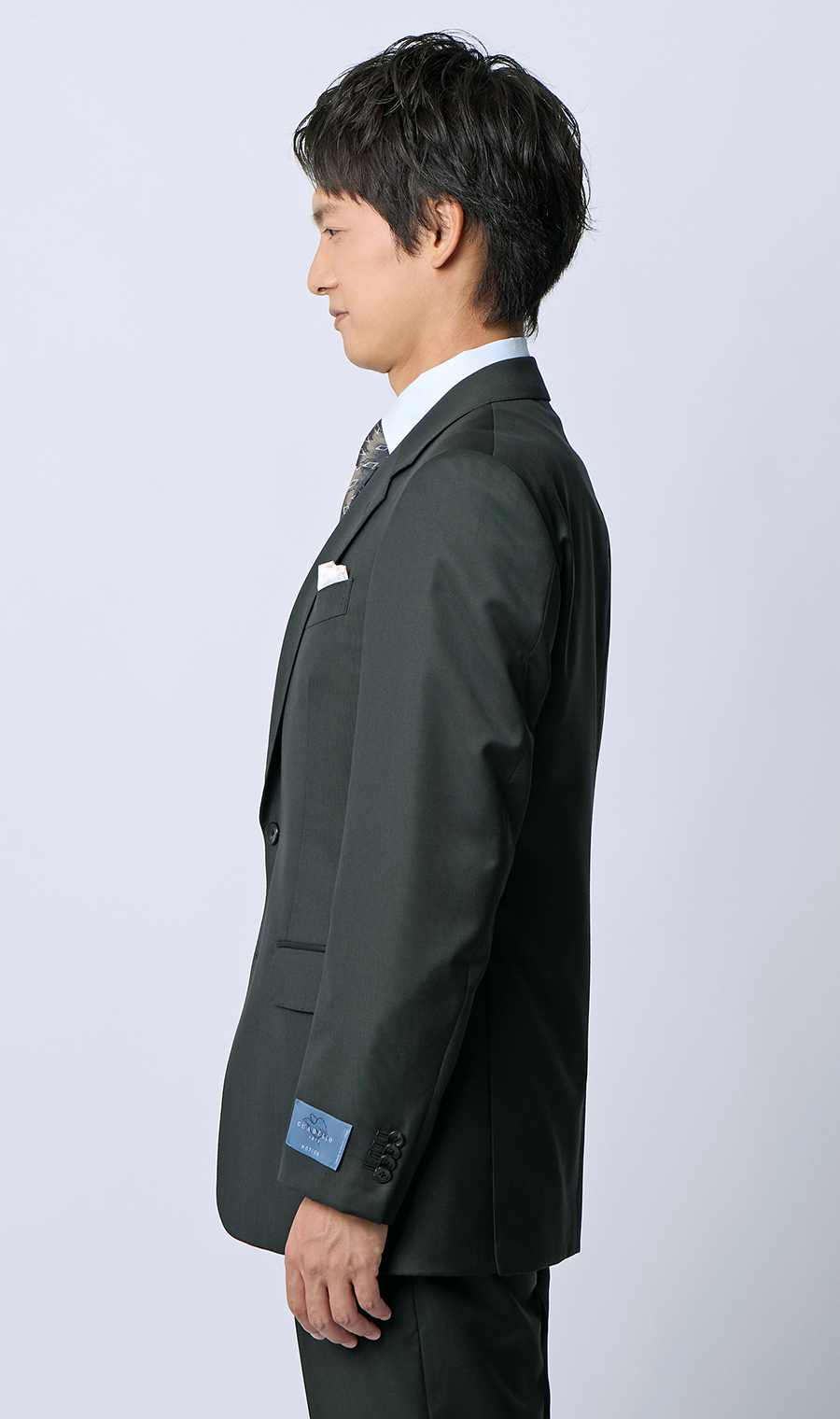 プレミアムスタイリッシュスーツ【GUABELLO】 グリーン 体型:YA体(スリム型),号数(身長):4号(165cm)
