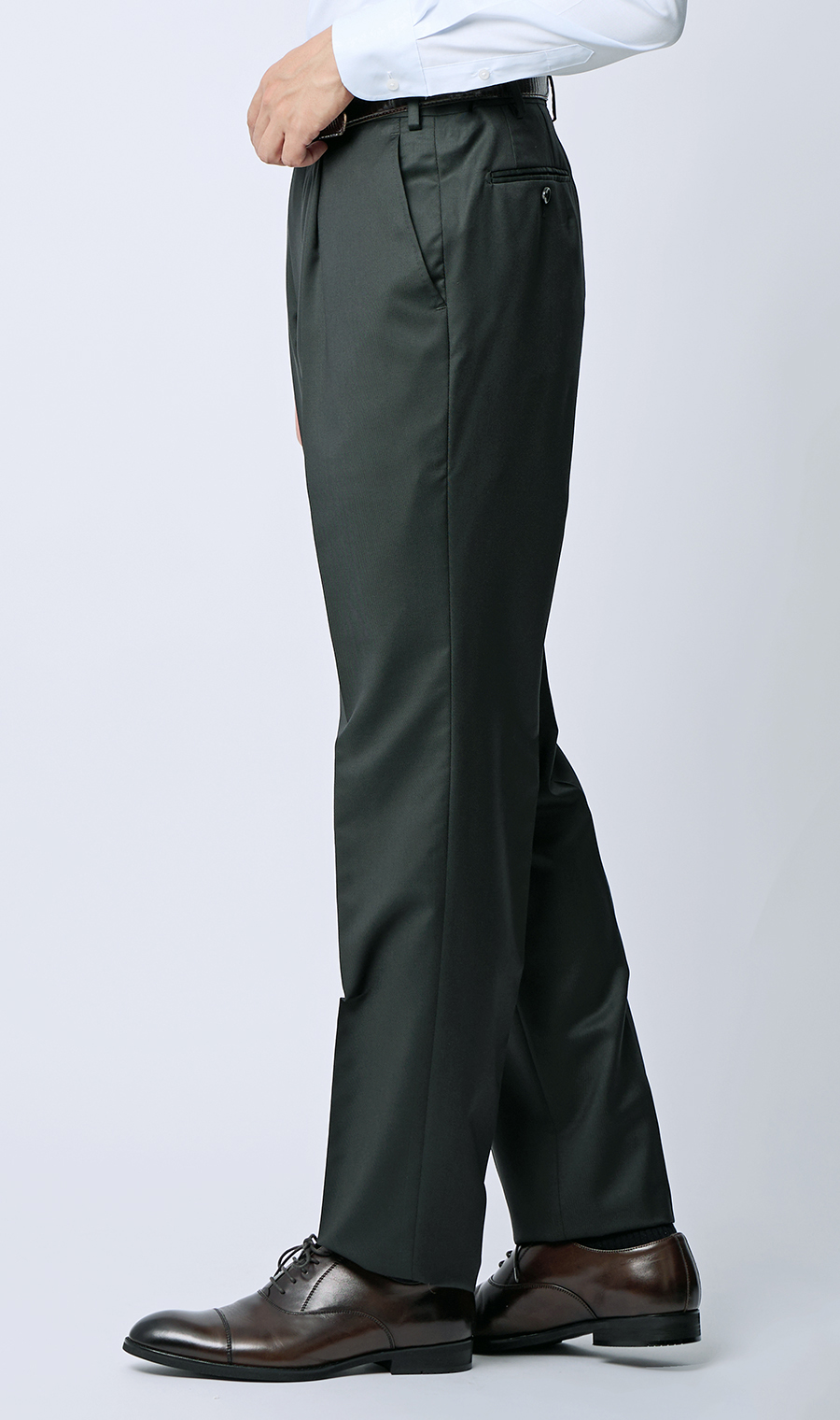 プレミアムスタイリッシュスーツ【GUABELLO】 グリーン 体型:YA体(スリム型),号数(身長):4号(165cm)