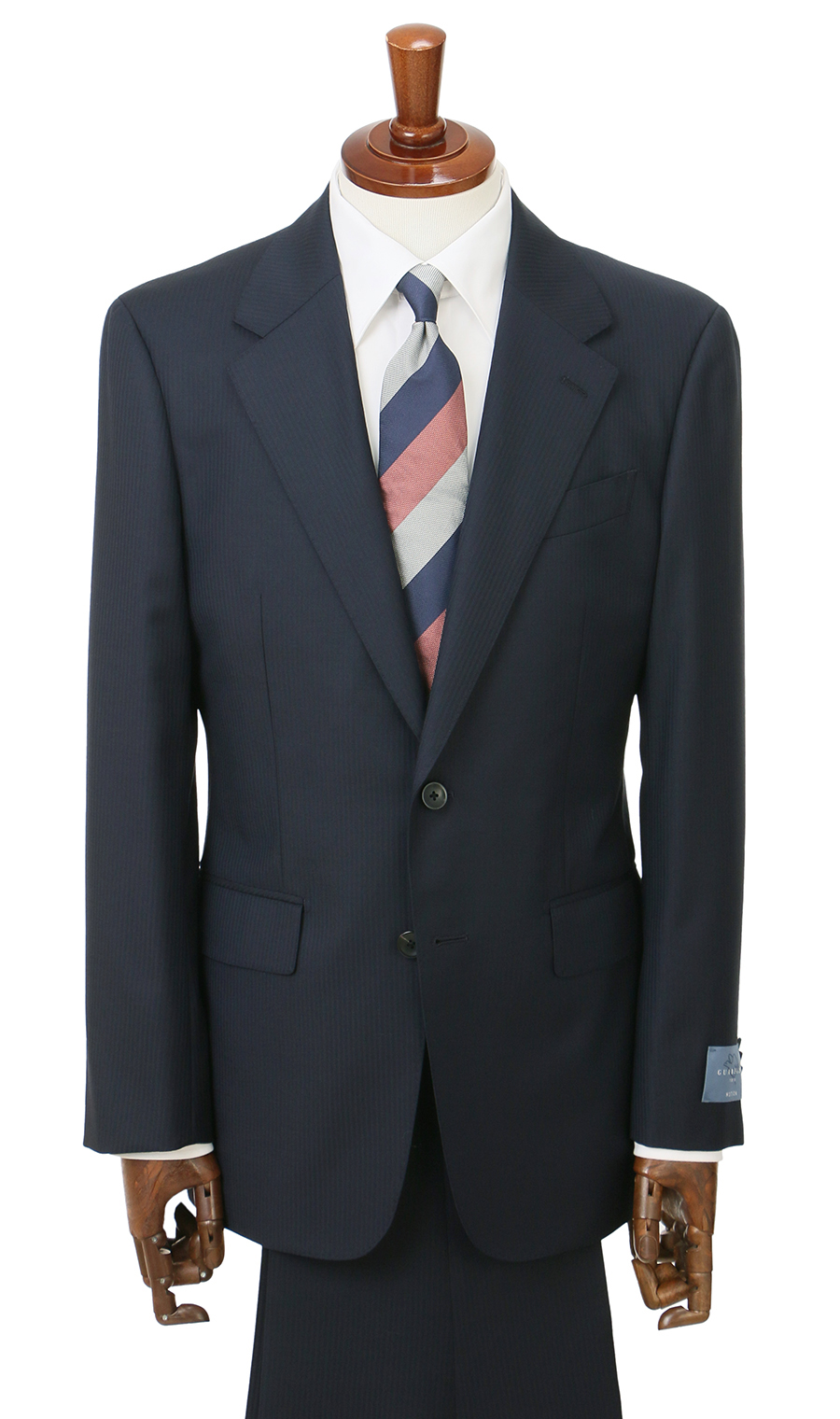 プレミアムスタイリッシュスーツ【GUABELLO】 ネイビー 体型:YA体(スリム型),号数（身長）:3号(160cm)
