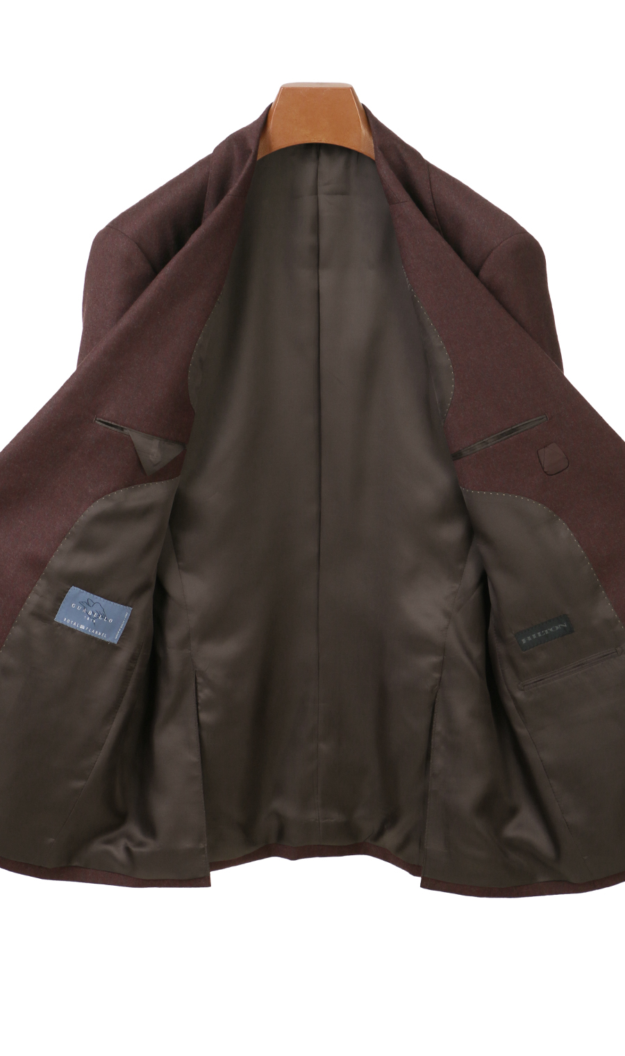 ヒルトンGUABELLO　ウールストレッチプレミアムスタイリッシュスーツ（A4） プレミアムスタイリッシュスーツ【GUABELLO】 (H24V4482-32