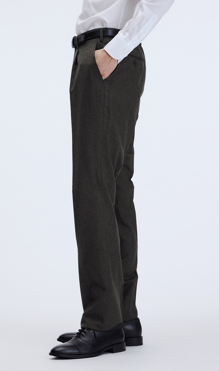 プレミアムスタイリッシュスーツ【GUABELLO】 チャコール 体型:YA体(スリム型),号数（身長）:3号(160cm)