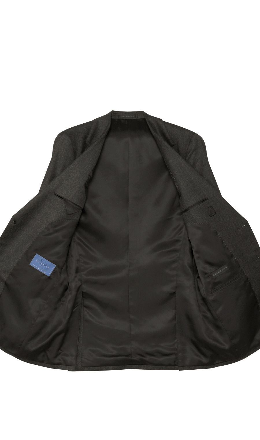 プレミアムスタイリッシュスーツ【GUABELLO】 チャコール 体型:YA体(スリム型),号数（身長）:3号(160cm)