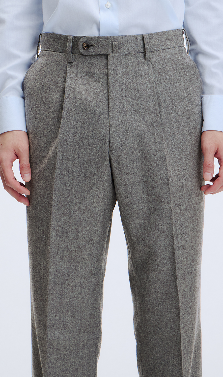 プレミアムスタイリッシュスーツ【GUABELLO】 グレー 体型:YA体(スリム型),号数（身長）:3号(160cm)