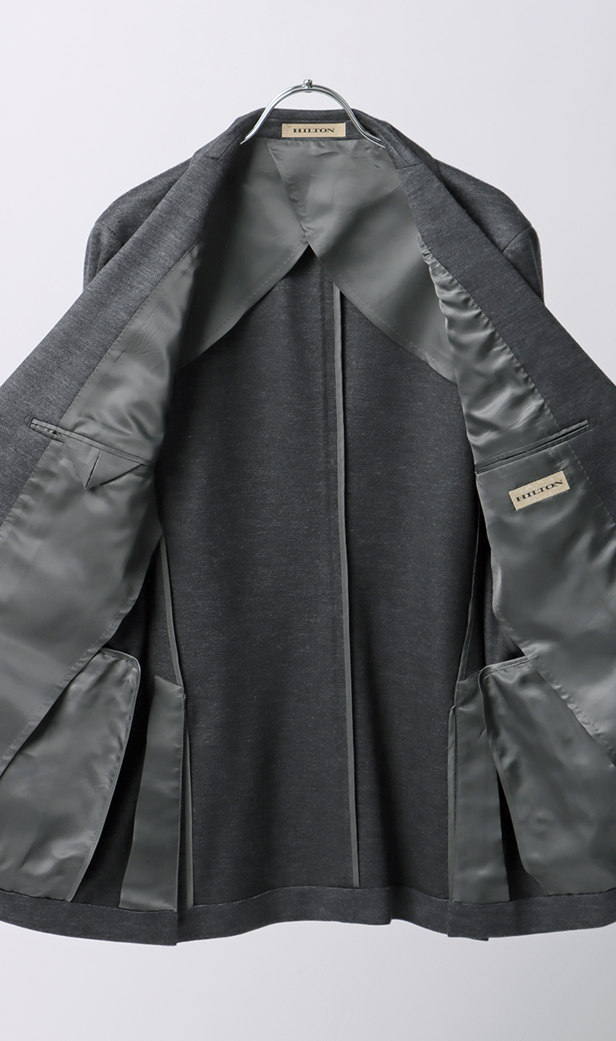 プレミアムスタイリッシュスーツ【ADVANCE MODEL】 グレー 体型:YA体(スリム型),号数(身長):5号(170cm)