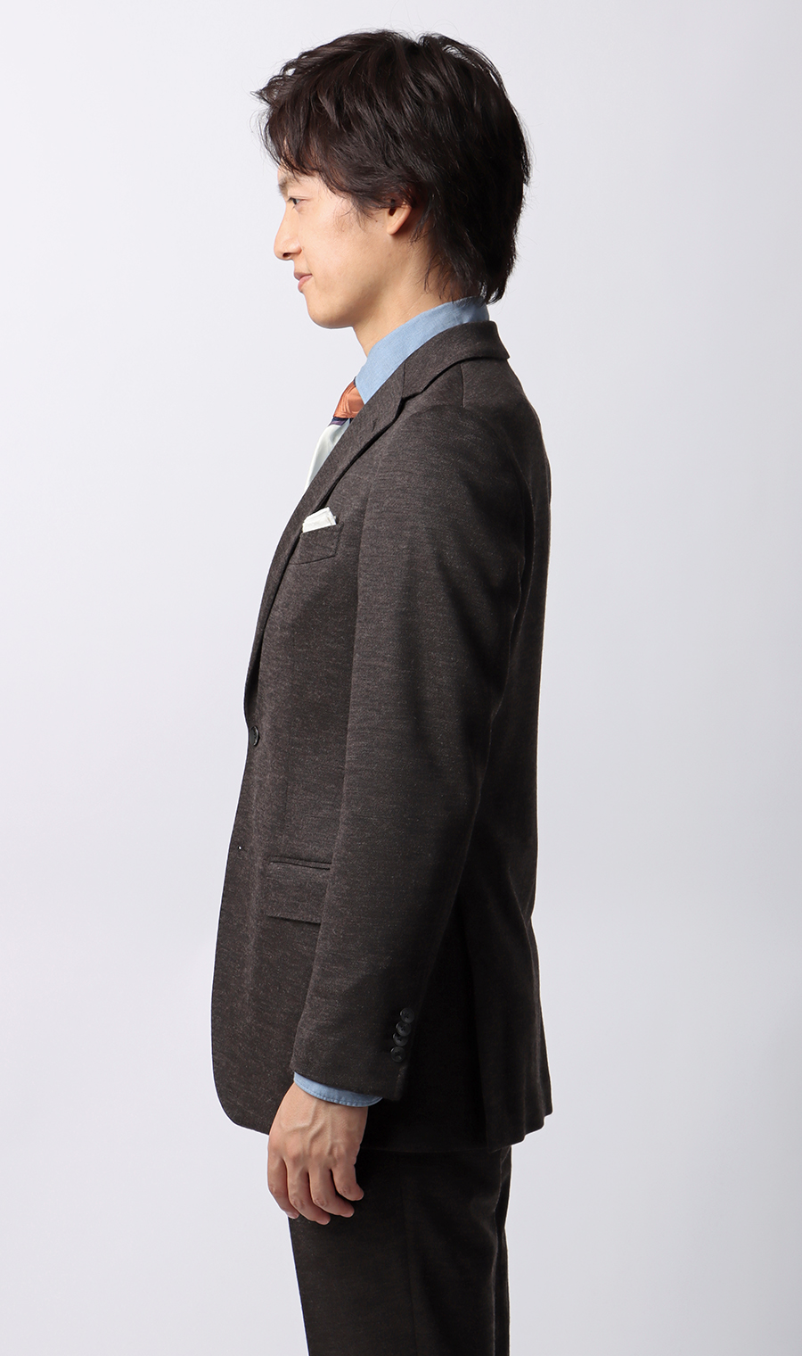 プレミアムスタイリッシュスーツ【ADVANCE MODEL】 ブラウン 体型:BE体(ゆったり型),号数(身長):6号(175cm)