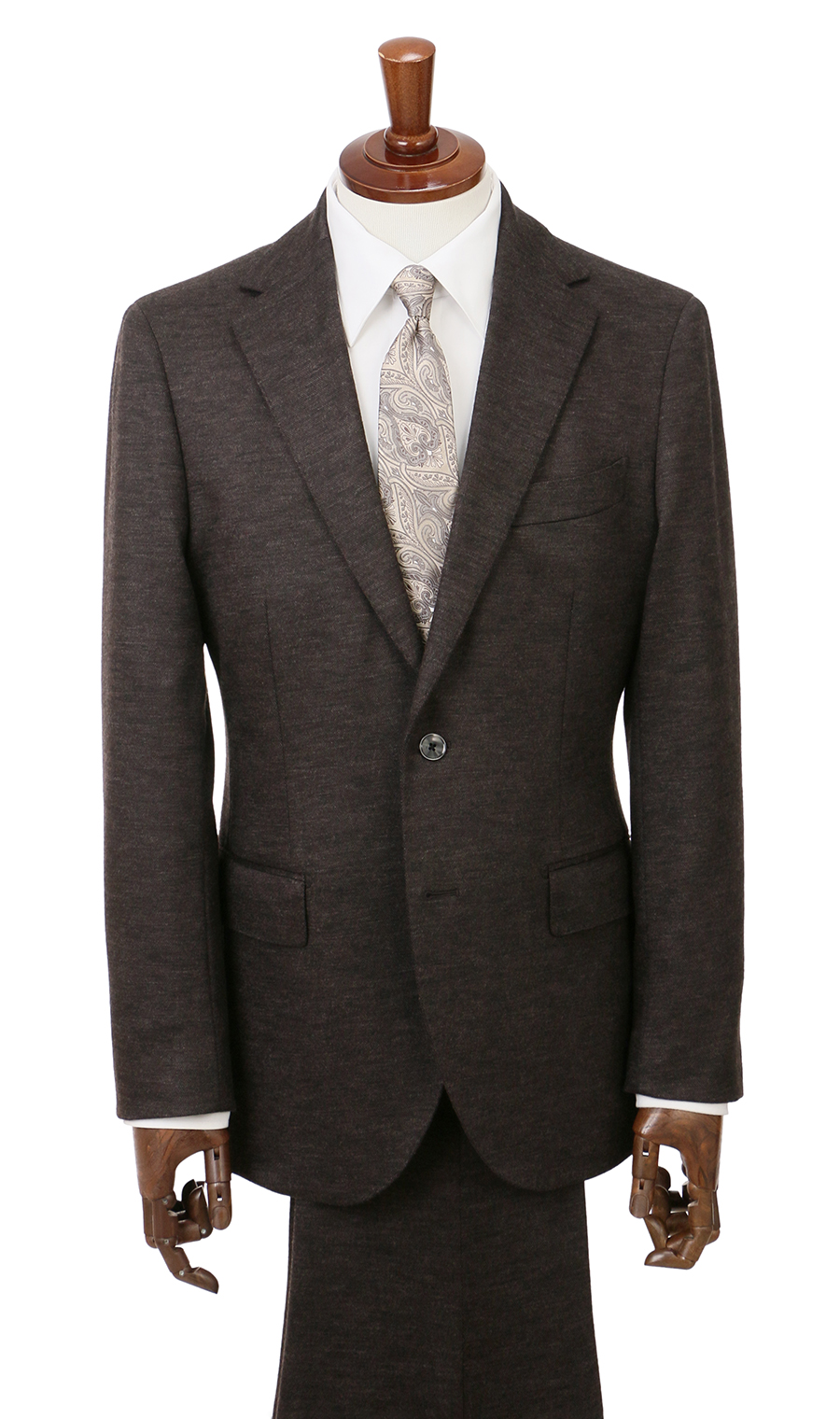 プレミアムスタイリッシュスーツ【ADVANCE MODEL】 ブラウン 体型:BE体(ゆったり型),号数(身長):6号(175cm)