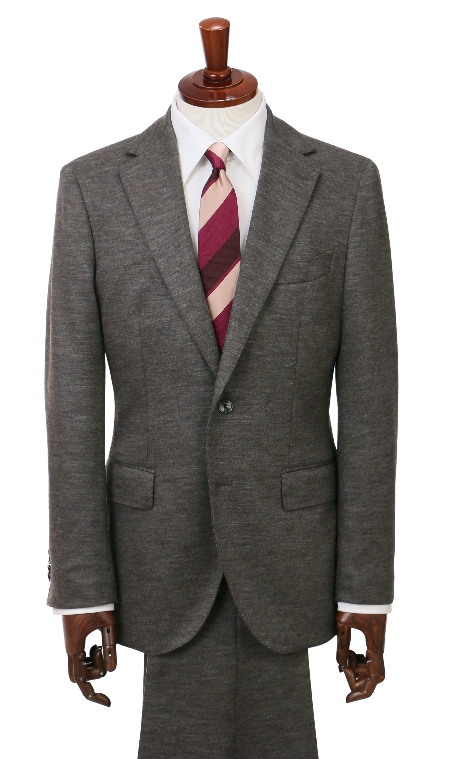 プレミアムスタイリッシュスーツ【ADVANCE MODEL】 グレージュ 体型:AB体(がっちり型),号数(身長):6号(175cm)
