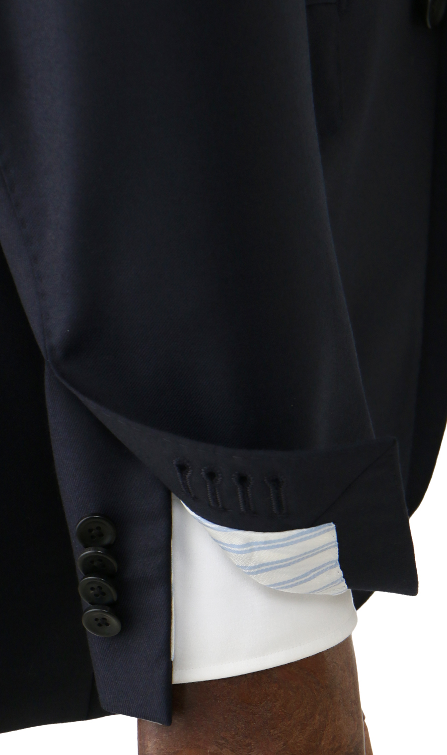 プレミアムスタイリッシュスーツ【Ermenegildo Zegna】【HILTON】 ネイビー 体型:A体(標準型),号数(身長):4号(165cm)