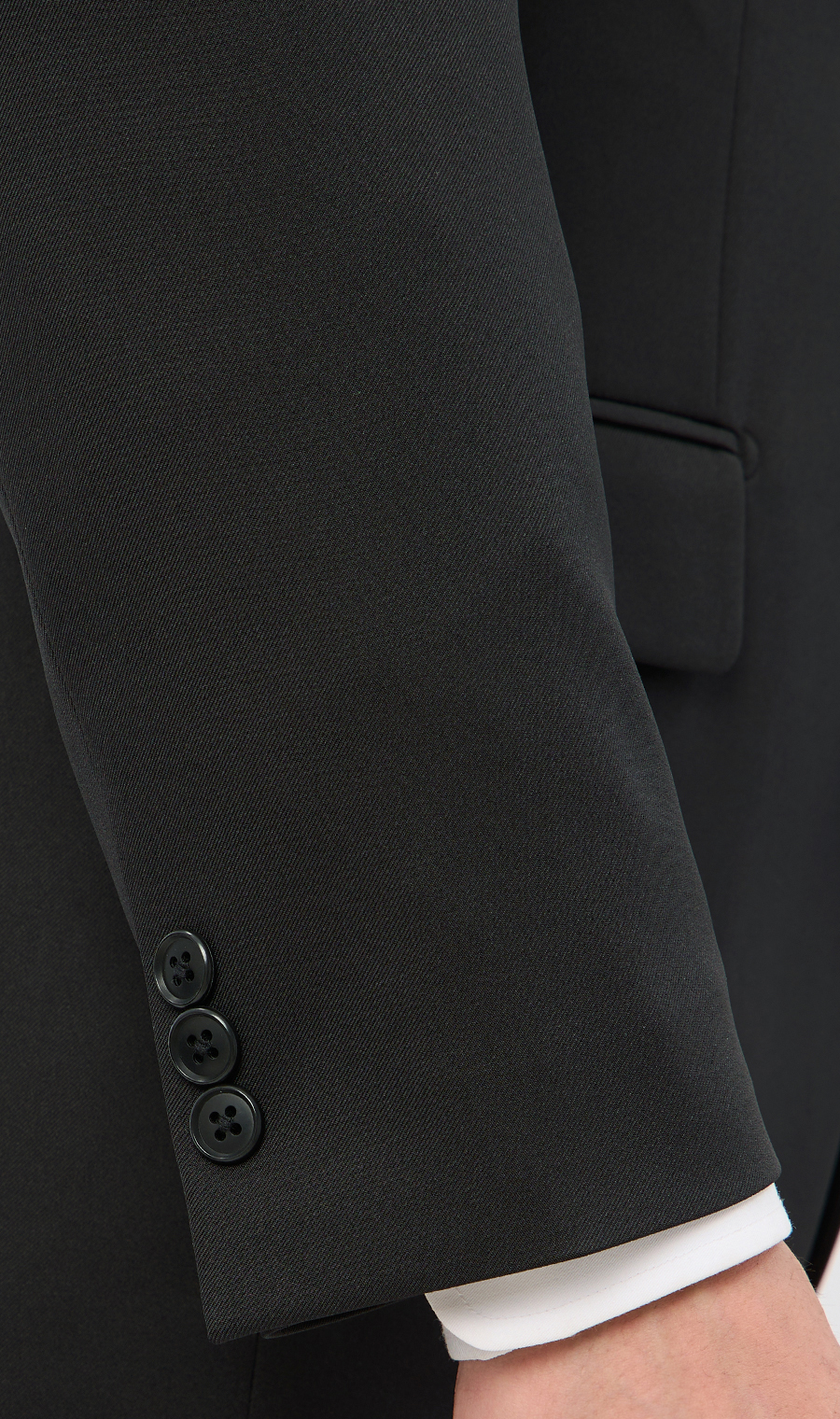 スタイリッシュスーツ【黒無地】【就活】【セットアップ着用可】 ブラック系 体型:YA体(スリム型),号数（身長）:3号(160cm)