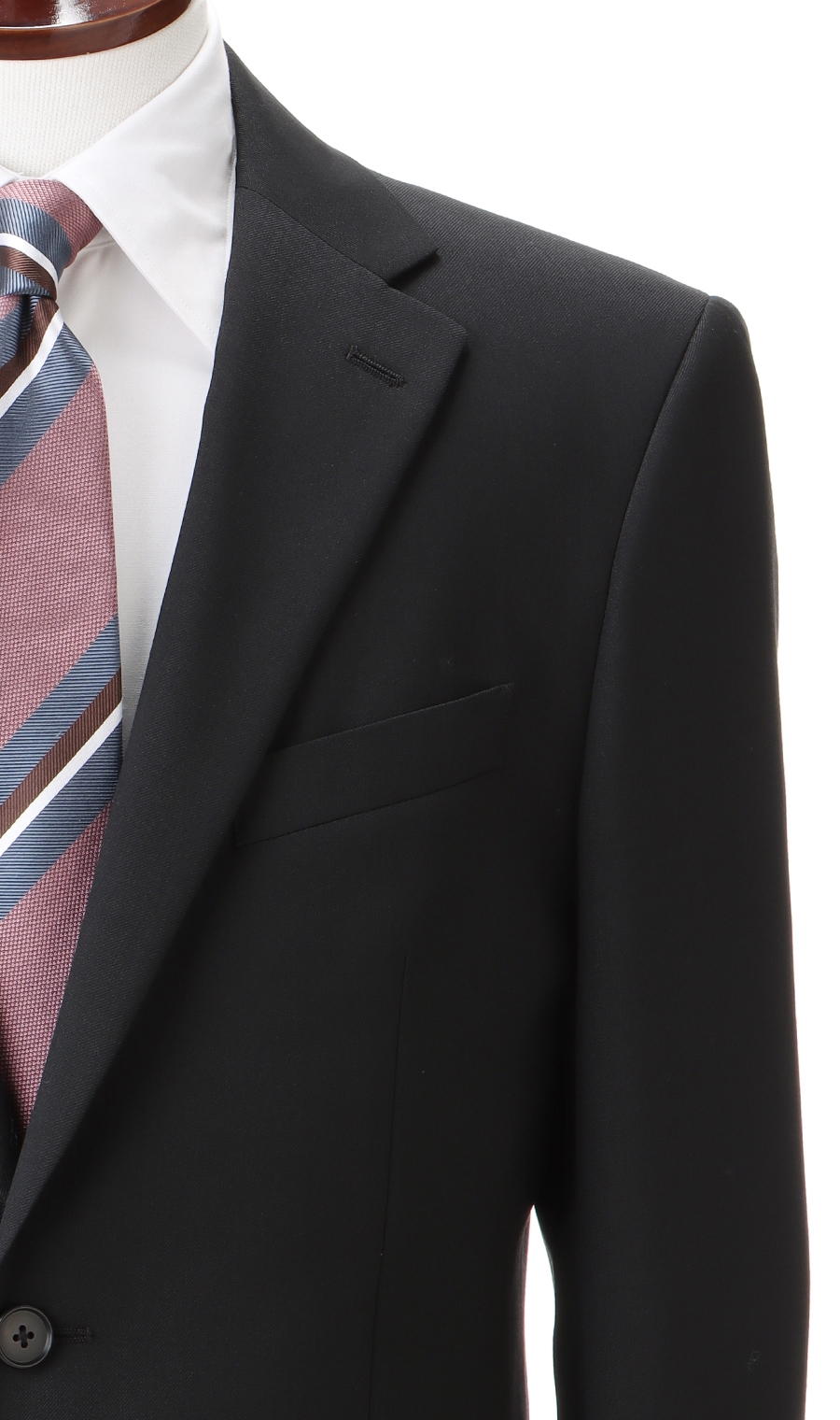 スタイリッシュスーツ《ウォッシャブル》《就活》《黒無地》 ブラック 体型:BE体(ゆったり型),号数(身長):4号(165cm)