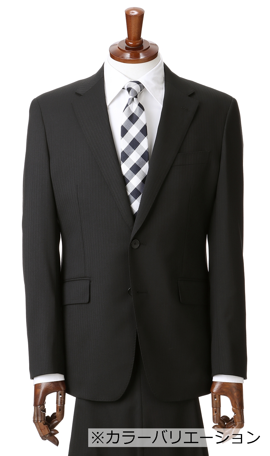 スタイリッシュスーツ《ウォッシャブル》《Plastics Smart》 ネイビー 体型:YA体(スリム型),号数(身長):3号(160cm)