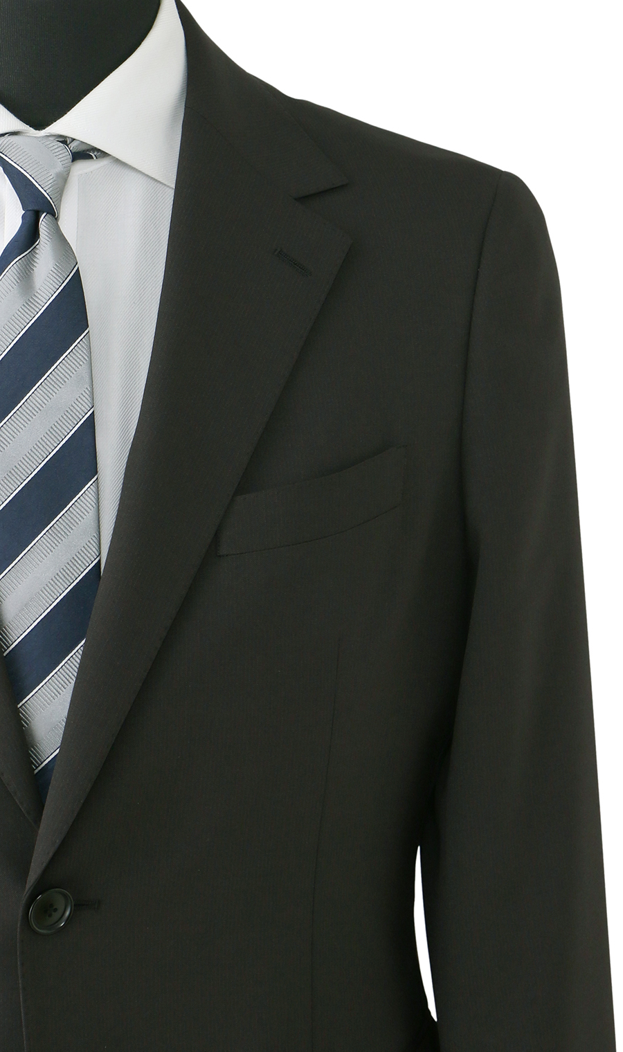 スタイリッシュスーツ【キング＆トール】【CONTROLα】 ブラック 体型:E体(大きいサイズ),号数（身長）:4号(165cm)