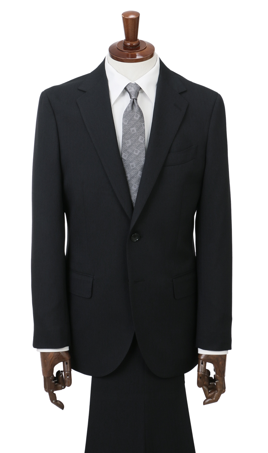 スタイリッシュスーツ【CONTROLα】 ネイビー 体型:AB体(がっちり型),号数(身長):7号(180cm)