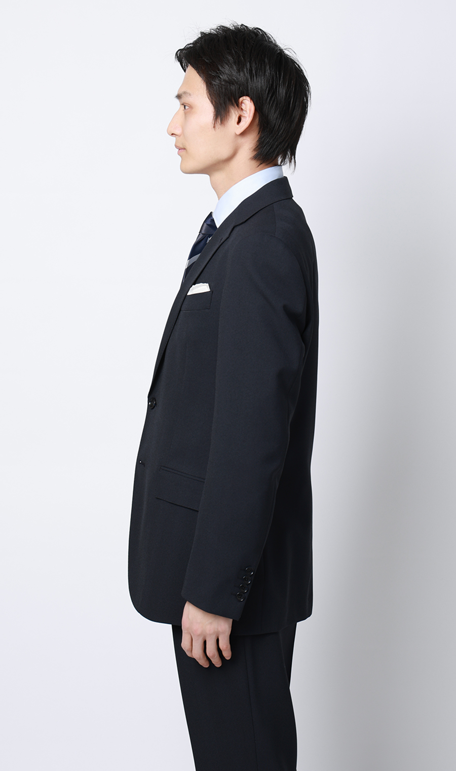 スタイリッシュスーツ【CONTROLα】 ネイビー 体型:YA体(スリム型),号数（身長）:4号(165cm)