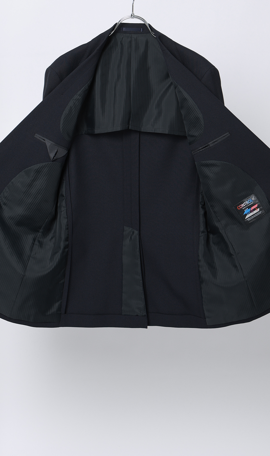 スタイリッシュスーツ【CONTROLα】 ネイビー 体型:YA体(スリム型),号数（身長）:4号(165cm)